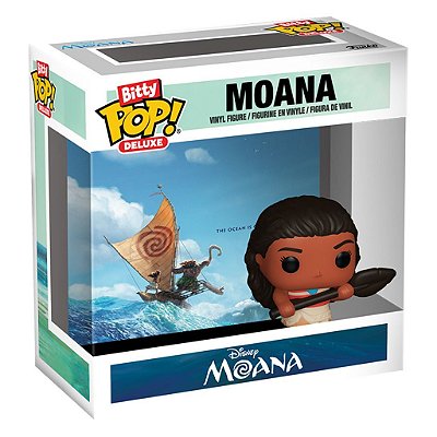 Funko Bitty Pop Disney Moana Deluxe Moana 2,5cm Miniatura Oficial Funko
