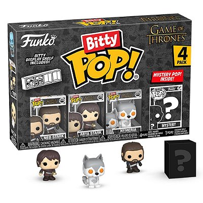 Funko Bitty Pop Game Of Thrones Ned Stark 4Pack 2,5cm Miniatura Oficial Funko