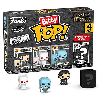 Funko Bitty Pop Game Of Thrones Jon Snow 4Pack 2,5cm Miniatura Oficial Funko