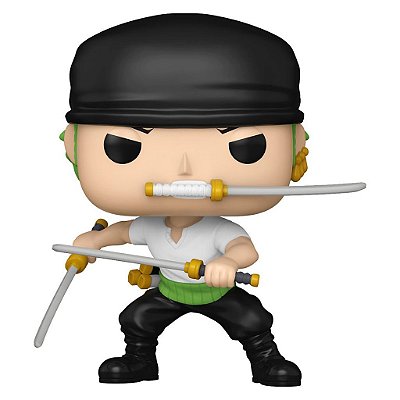 Funko Pop Chase One Piece 4 Roronoa Zoro #1775 Variante Rara 1 em 6 Vinil 9,5cm