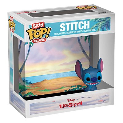 Funko Bitty Pop Disney Stitch Deluxe Stitch Beach 2,5cm Miniatura Oficial Funko
