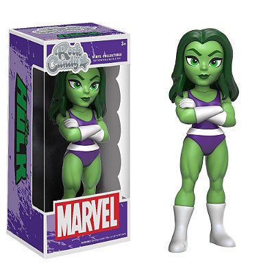 Funko Rock Candy Marvel She-Hulk Vinil 12,7 cm Oficial Funko