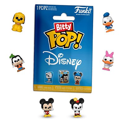 Funko Bitty Pop Mystery Disney Classic Friends 84814// 2,5cm Miniatura Oficial Funko