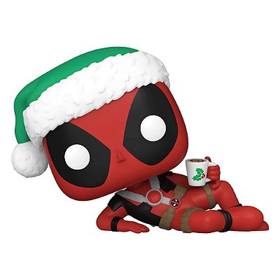 Funko Pop Marvel Holiday Deadpool #1442 Vinil 9,5 cm Oficial Funko
