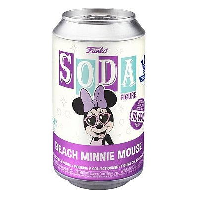Funko Pop Funko Vinyl Soda Disney Minnie Mouse Beach #71496 Vinil 9,5 cm Oficial Funko