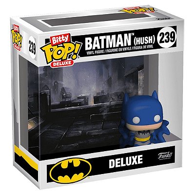 Funko Bitty Pop Dc Batman Deluxe Batman Hush 239 2,5Cm Miniatura Oficial Funko 2,5cm Miniatura Of...