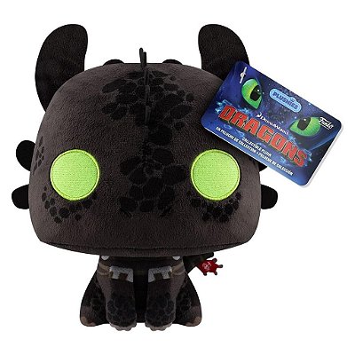 Pelúcia Funko Plush How To Train Dragon 7 Toothless 18cm Oficial Funko