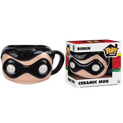 Funko Pop Funko Mug Dc Robin Vinil 9,5 cm Oficial Funko
