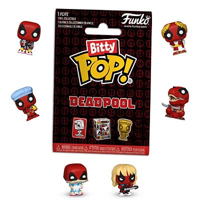 Funko Bitty Pop Mystery Plybg Marvel Deadpool C/12Pc 2,5cm Miniatura Oficial Funko