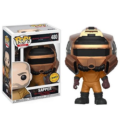 Funko Pop Chase Blade Runner Sapper #480 Variante Rara 1 Em 6 Vinil 9,5Cm Vinil 9,5 cm Oficial Funko