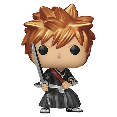 Funko Pop Chase Anime Bleach Ichigo Kurosaki #1610 Variante Rara 1 Em 6 Vinil 9,5Cm Vinil 9,5 cm ...