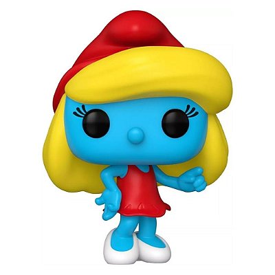 Funko Pop Chase The Smurfs Smurfette #1516 Variante Rara 1 Em 6 Vinil 9,5Cm Vinil 9,5 cm Oficial ...