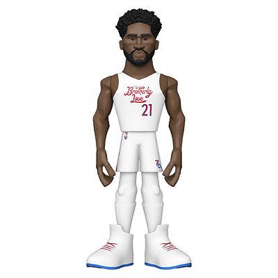 Funko Pop Chase Gold 12 Nba Joel Embiid #69345 Variante Rara 1 Em 6 Vinil 9,5Cm Vinil 9,5 cm Ofic...