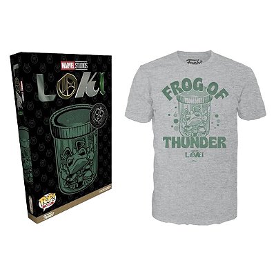 Camiseta Funko Tees Camiseta Funko Tees Marvel Loki Frog Of Thunder S Algodão Oficial Funko Algod...