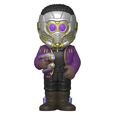 Funko Pop Funko Vinyl Soda What If T,Challa Star-Lord #68840 Vinil 9,5 cm Oficial Funko