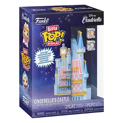 Funko Bitty Pop Disney Princess Display Cinderella,S Castle 2,5cm Miniatura Oficial Funko