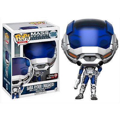Funko Pop Funko Exclusive Mass Effect Sara Ryder Masked #186 Vinil 9,5 cm Oficial Funko
