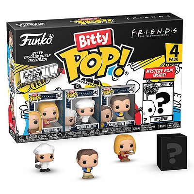 Funko Bitty Pop Friends Phoebe 4Pack 2,5Cm Miniatura Oficial Funko 2,5cm Miniatura Oficial Funko