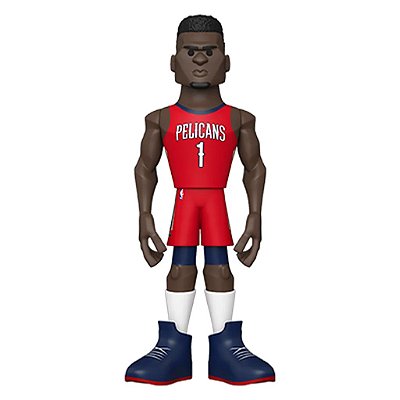 Funko Pop Chase Gold Nba Pelicans Zion Williamson #59385 Variante Rara 1 Em 6 Vinil 9,5Cm Vinil 9...