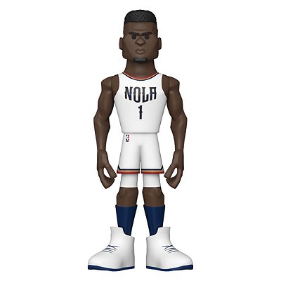 Funko Pop Gold 30Cm 5 Nba Pelicans Zion Williamson #59385 Vinil 30Cm Edição Premium Funko Vinil 9...