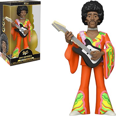 Funko Pop Gold 30Cm 12 Jimi Hendrix #61431 Vinil 30Cm Edição Premium Funko Vinil 9,5 cm Oficial F...