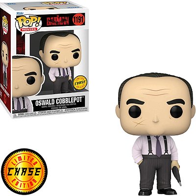 Funko Pop Chase The Batman Oswald Cobblepot Penguin #1191 Variante Rara 1 em 6 Vinil 9,5cm