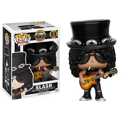 Funko Pop Rocks Guns Roses Slash #51 Vinil 9,5 Cm Oficial Funko Vinil 9,5 cm Oficial Funko
