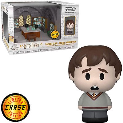 Funko Pop Chase Harry Potter Mini Moments Neville Longbottom #57365 Variante Rara 1 Em 6 Vinil 9,...