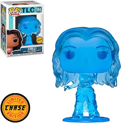 Funko Pop Chase Rocks Tlc Chilli #194 Variante Rara 1 Em 6 Vinil 9,5Cm Vinil 9,5 cm Oficial Funko