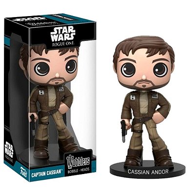 Funko Pop Funko Wacky Star Wars Captain Cassiam #1383 Vinil 9,5 cm Oficial Funko