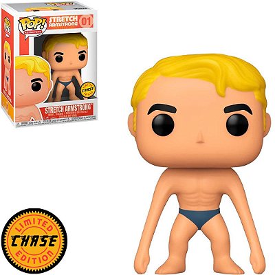 Funko Pop Chase Stretch Armstrong Stretch Armstrong #01 Variante Rara 1 Em 6 Vinil 9,5Cm Vinil 9,...