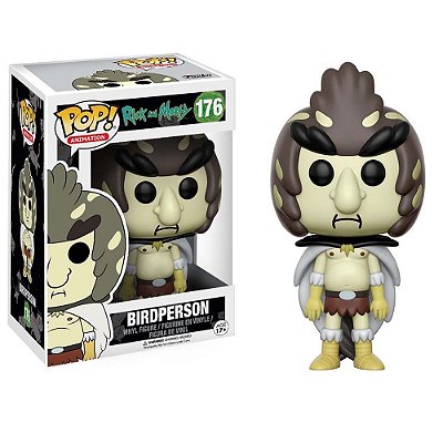 Funko Pop Rick - Morty Birdperson #176 Vinil 9,5 Cm Oficial Funko Vinil 9,5 cm Oficial Funko