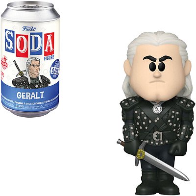 Funko Pop Funko Vinyl Soda The Witcher Geralt #61620 Vinil 9,5 cm Oficial Funko