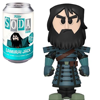 Funko Pop Funko Vinyl Soda Samurai Jack Jack #61647 Vinil 9,5 cm Oficial Funko