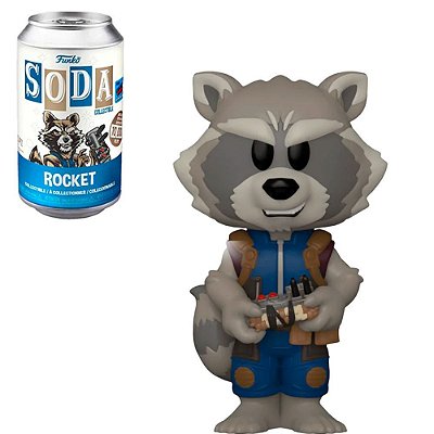 Funko Pop Funko Vinyl Soda Guardians Galaxy Rocket Nycc 2021 #58636 Vinil 9,5 cm Oficial Funko