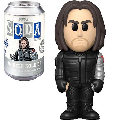 Funko Pop Funko Vinyl Soda Marvel Captain America Civil War Winter Soldier #302 Vinil 9,5 cm Ofic...