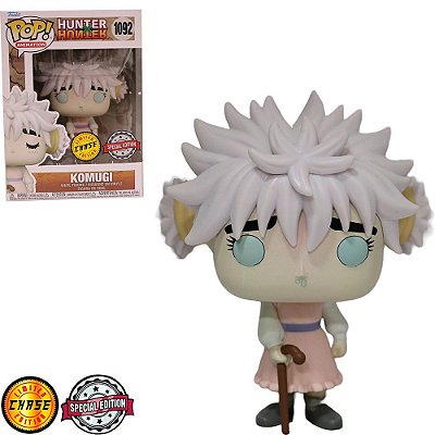 Funko Pop Chase Hunter X Hunter Komugi Glows #1092 Variante Rara 1 em 6 Vinil 9,5cm