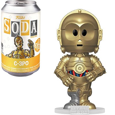 Funko Pop Funko Vinyl Soda Star Wars C-3Po #63907 Vinil 9,5 cm Oficial Funko