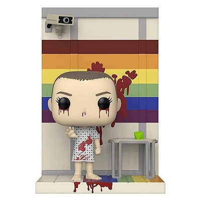 Funko Pop Deluxe Stranger Things Deluxe Eleven Rainbow Room Ex #1251 Vinil 13 cm Oficial Funko