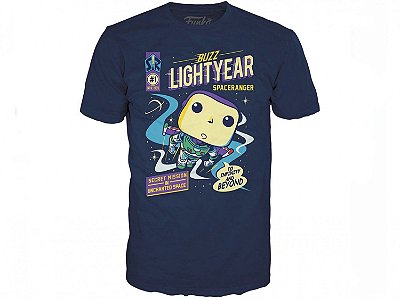 Camiseta Funko Tees Disney Toy Story Buzz Lightyear Md Tamanho MD Algodão Oficial Funko