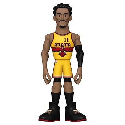 Funko Pop Gold 30cm 5 Nba Hawks Trae Young #59383 Vinil 30cm Edição Premium Funko