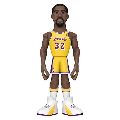 Funko Pop Gold 30cm 5 Nba Lakers Magic Johnson #57755 Vinil 30cm Edição Premium Funko