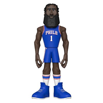 Funko Pop Chase Gold 12 Nba James Harden #64546 Variante Rara 1 em 6 Vinil 9,5cm