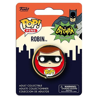 Funko Pop Pins.Dc Universe - 1966 Robin Vinil 9,5 cm Oficial Funko