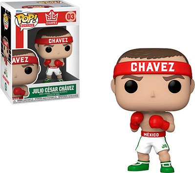 Funko Pop Boxing Julio - Cesar Chaves #03 Vinil 9,5 Cm Oficial Funko Vinil 9,5 cm Oficial Funko