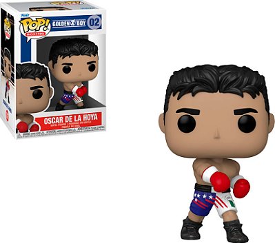 Funko Pop Boxing Oscar De - La Hoya #02 Vinil 9,5 Cm Oficial Funko Vinil 9,5 cm Oficial Funko