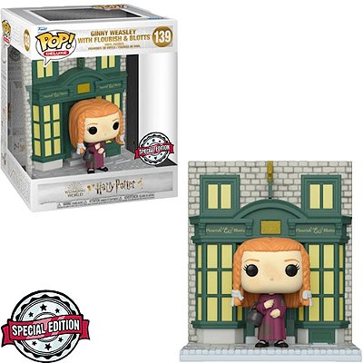Funko Pop Harry Potter Ginny Weasley - W/Flourish Blotts #139 Vinil 9,5 Cm Oficial Funko Vinil 9,...