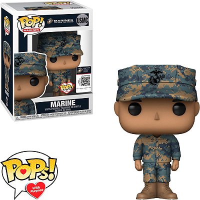 Funko Pop Military Mariners Marine - H Usmc #46744 Vinil 9,5 Cm Oficial Funko Vinil 9,5 cm Oficia...