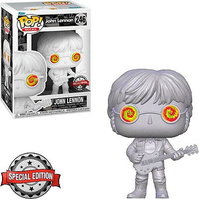 Funko Pop Rocks John Lennon - W/Psychedelic Shades #246 Vinil 9,5 Cm Oficial Funko Vinil 9,5 cm O...
