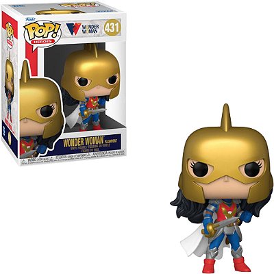 Funko Pop Heroes Wonder Woman 80Th - Wonder Flashpoint #431 Vinil 9,5 cm Oficial Funko